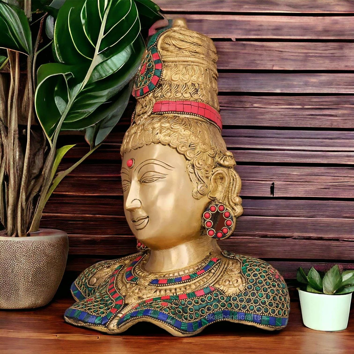 Brass Parvathi