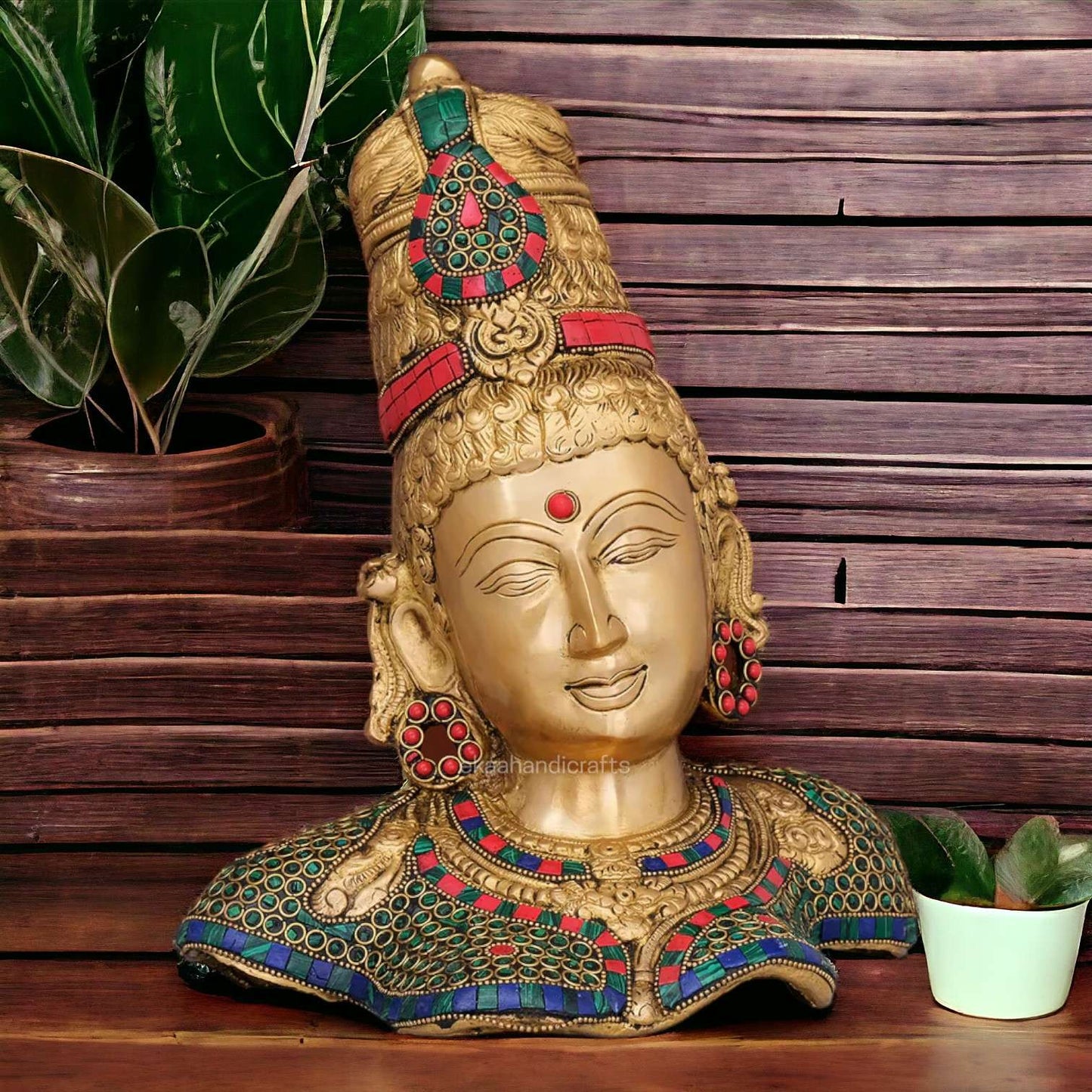 Brass Parvathi