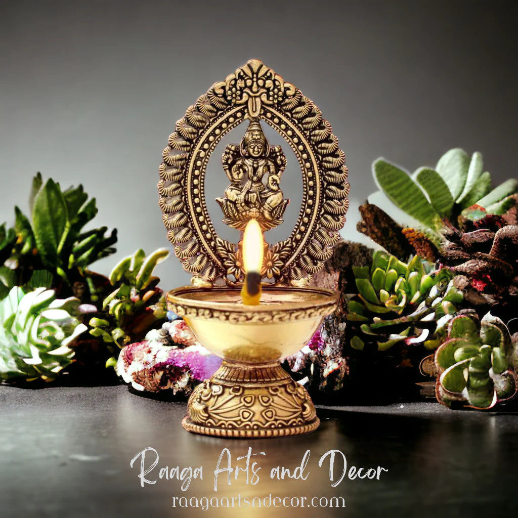 Ganesh and Lakshmi Diya (Set of 2)