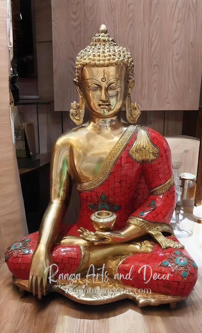 Brass buddha