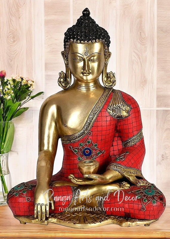 Brass buddha