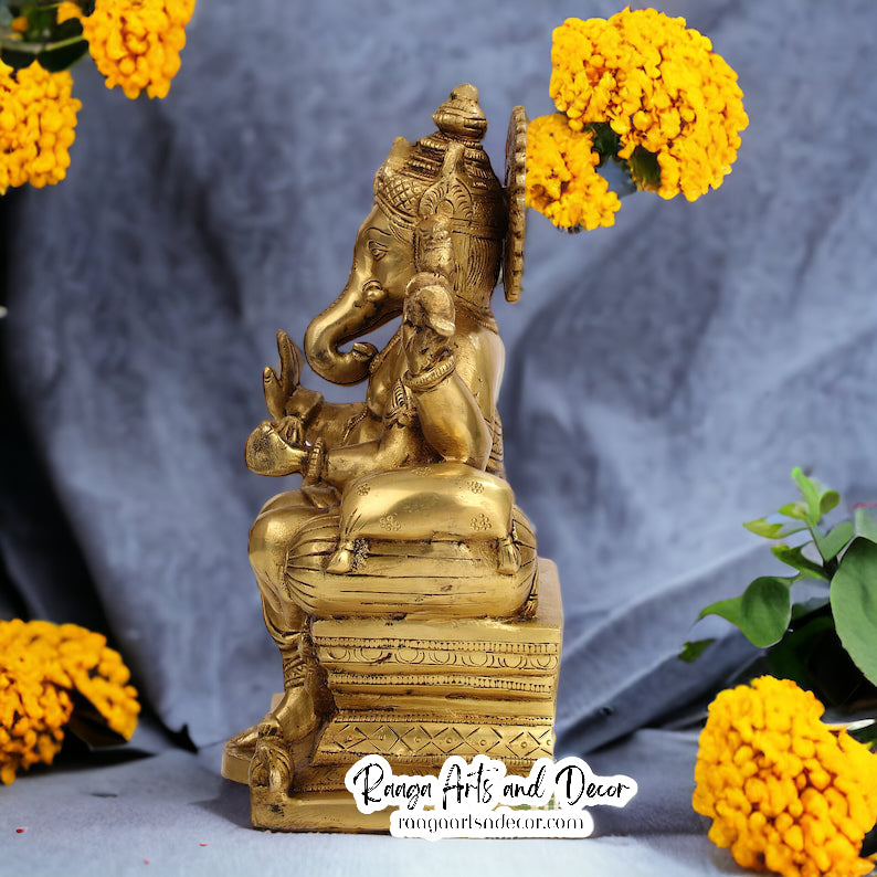 Sitting Ganesha 10"