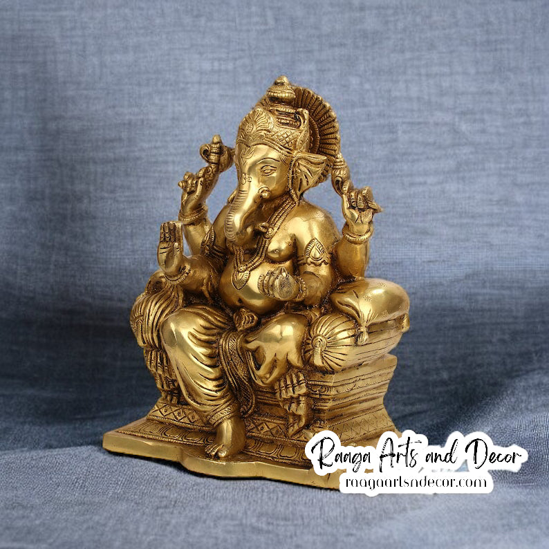 Sitting Ganesha 10"