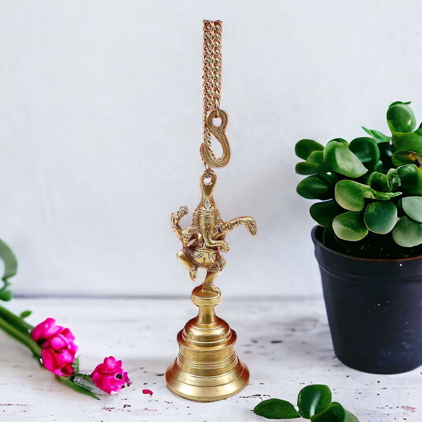 Ganesha Dancing Hanging Bell