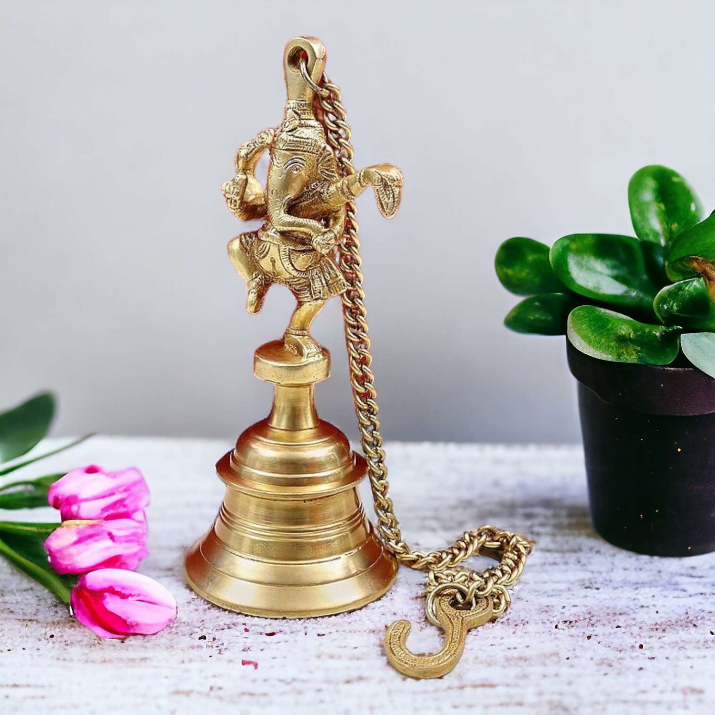 Ganesha Dancing Hanging Bell