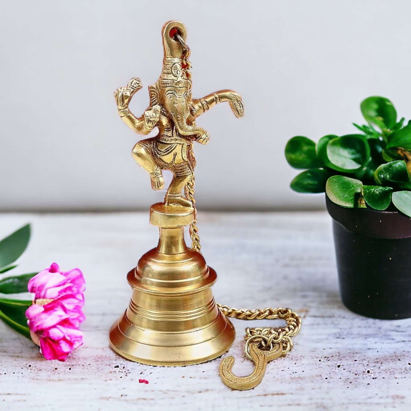 Ganesha Dancing Hanging Bell