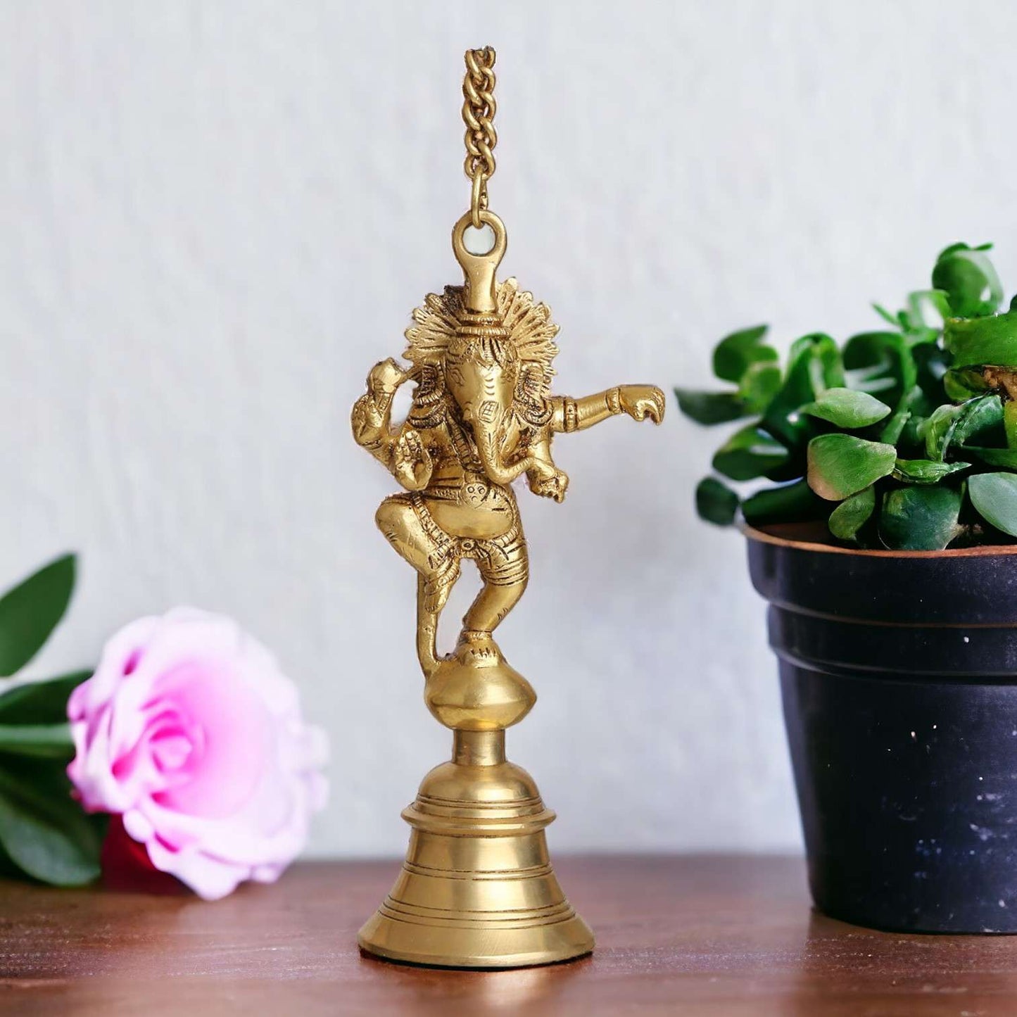 Ganesha Dancing Hanging Bell