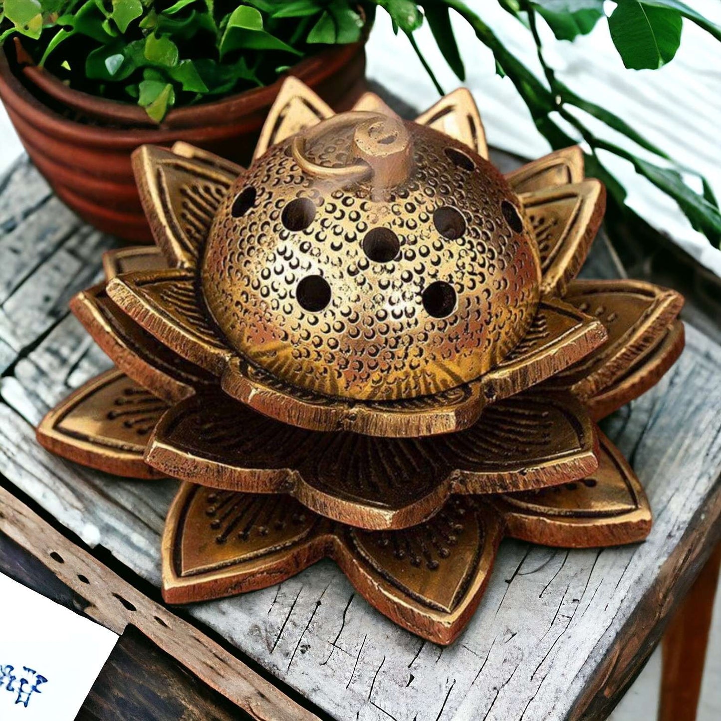 Lotus shape Incense Holder