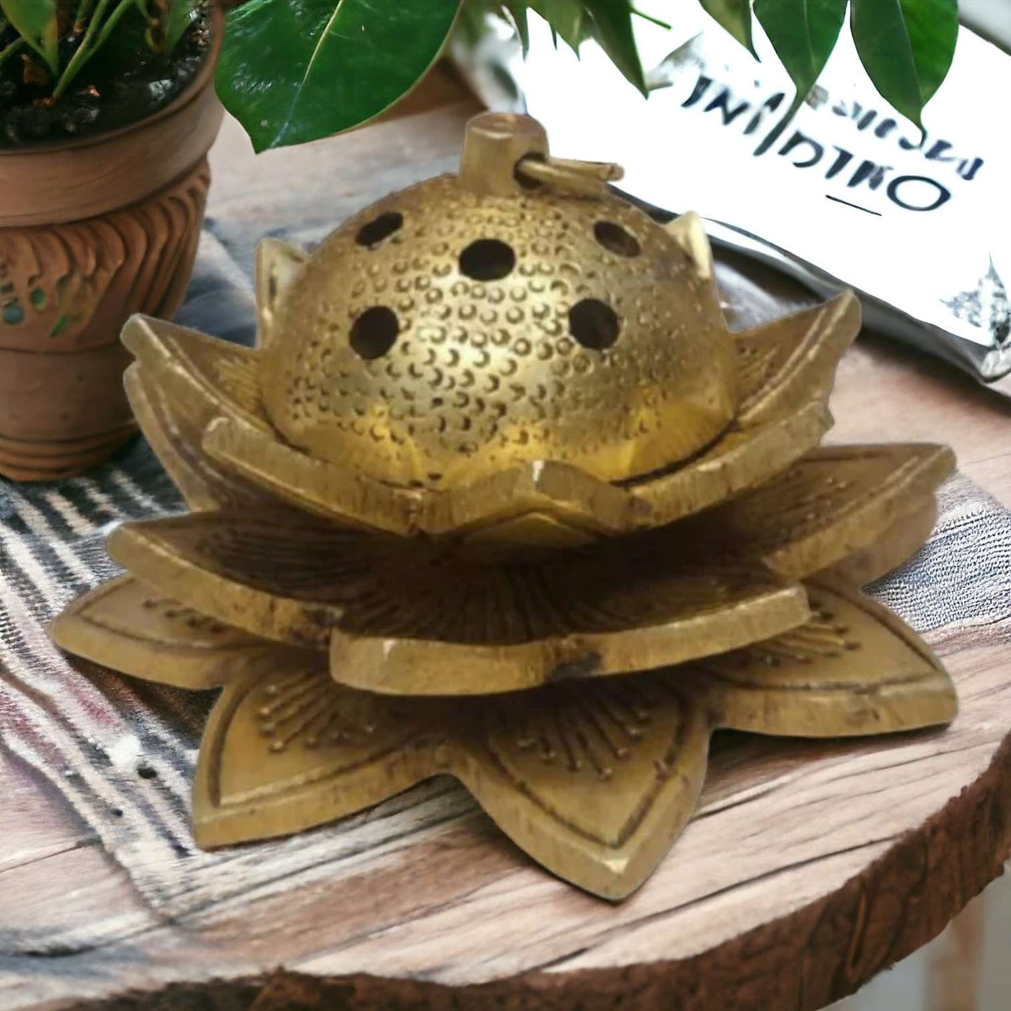 Lotus shape Incense Holder