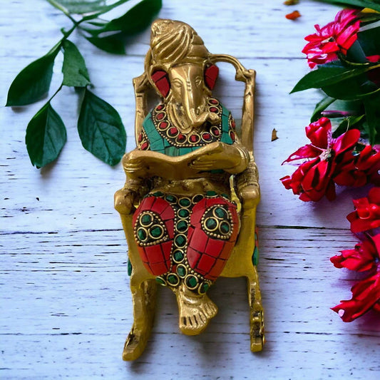 6" Rocking Chair Ganesha