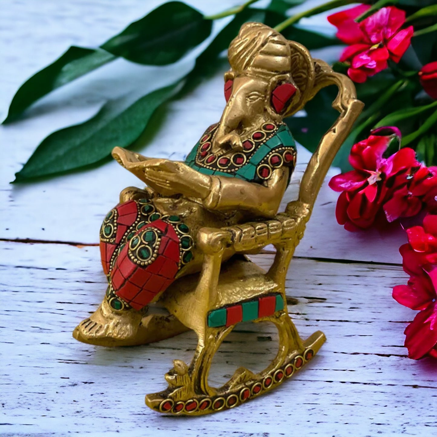 6" Rocking Chair Ganesha