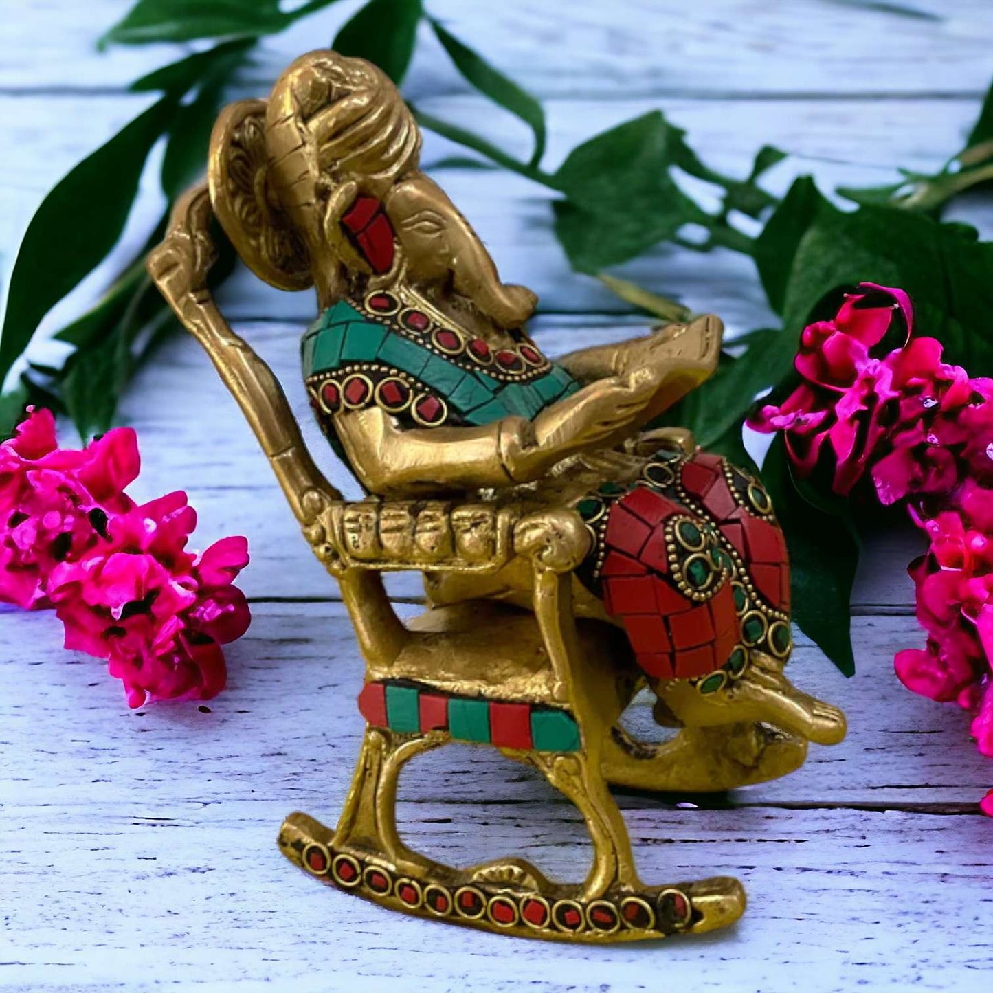 6" Rocking Chair Ganesha