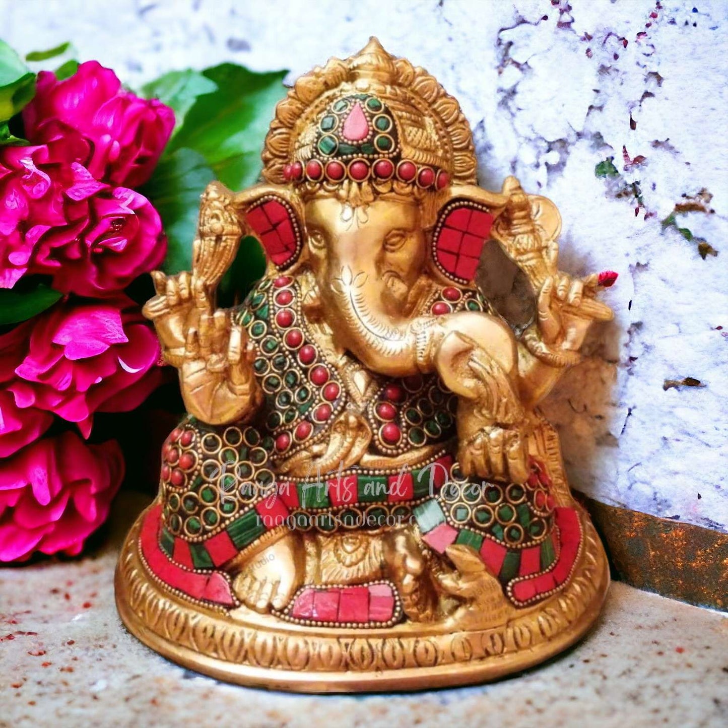 7" Sitting Ganesha