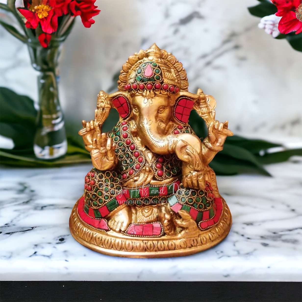 7" Sitting Ganesha