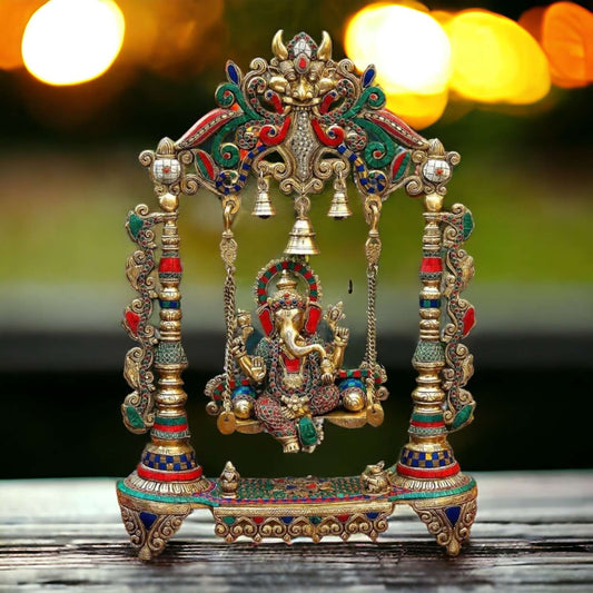 Brass Swing Ganesh 24" & 26"