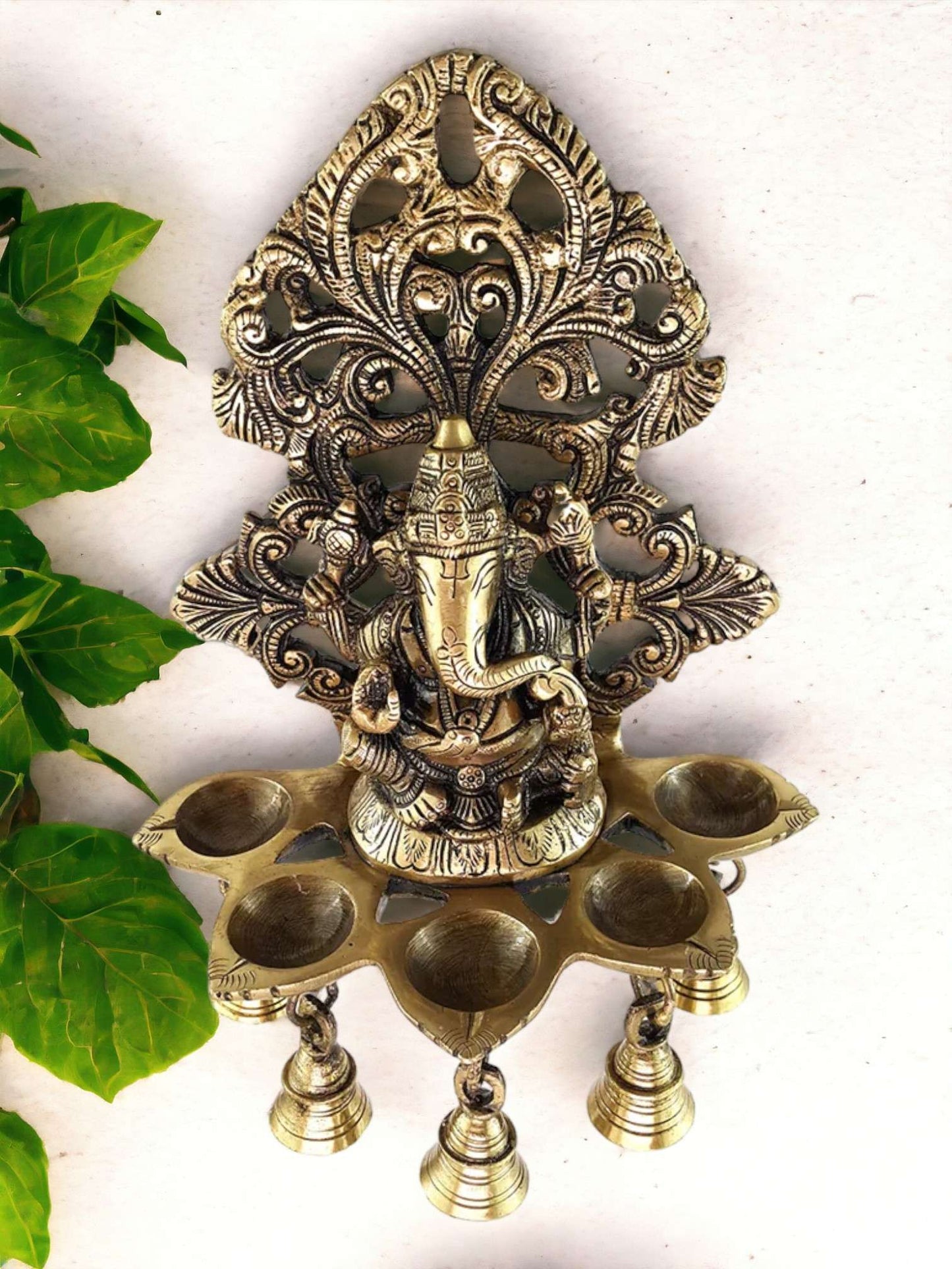 10" Ganesh Deep wall hanging