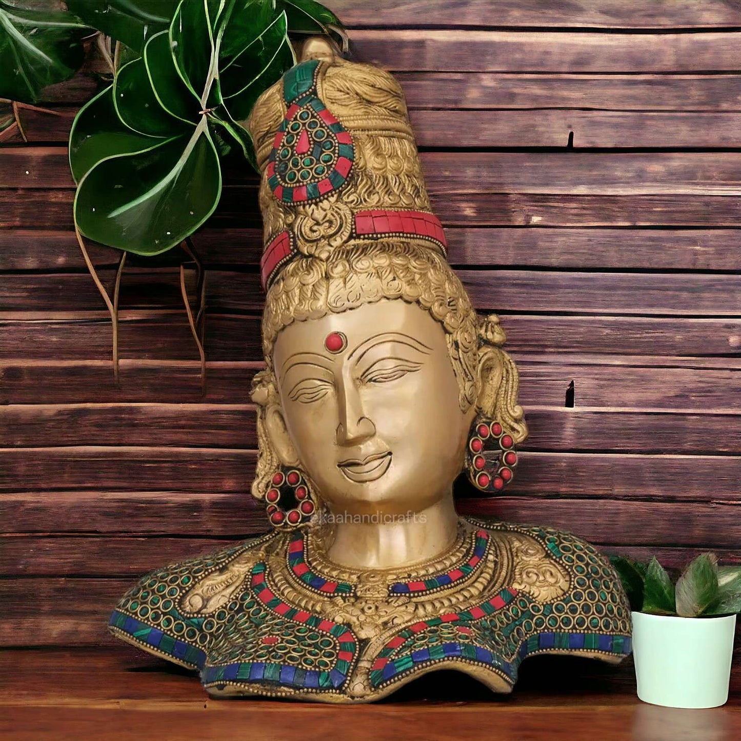 Brass Parvathi