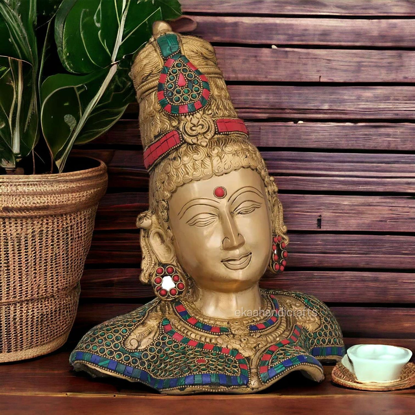 Brass Parvathi